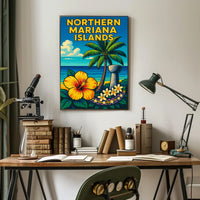 Northern Mariana Islands Paradise Poster