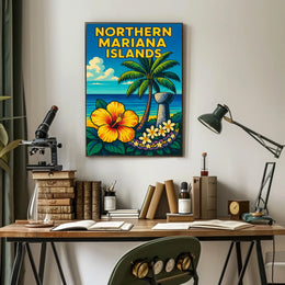 Northern Mariana Islands Paradise Poster
