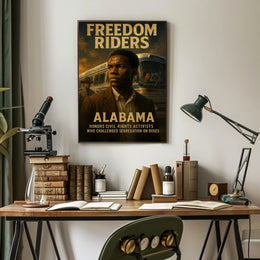 Freedom Riders Honoring Civil Rights Poster