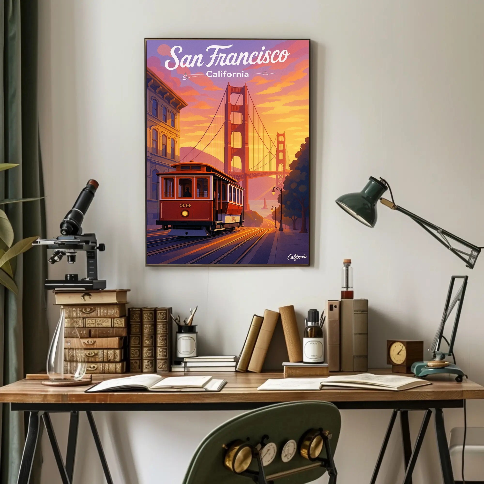 San Francisco California Dream Poster PosterGoat