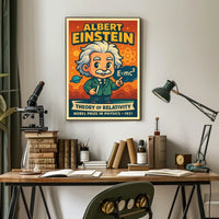 Albert Einstein Theory Of Relativity Poster