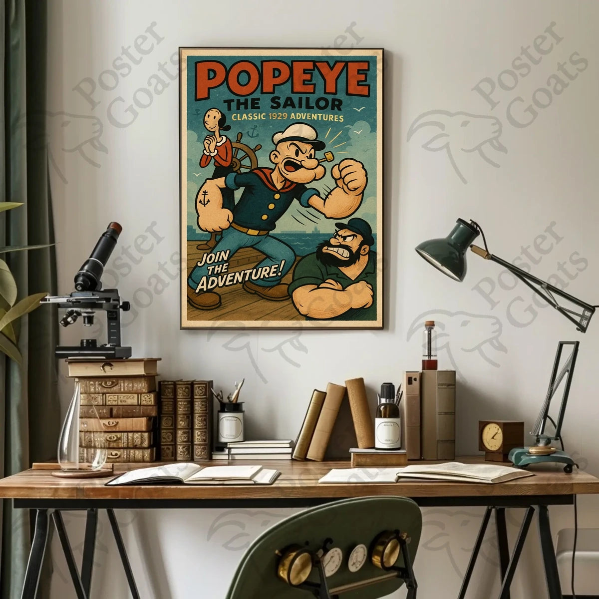 Join the Adventure with Vintage Nautical Pop Culture Poster