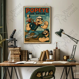 Join the Adventure with Vintage Nautical Pop Culture Poster