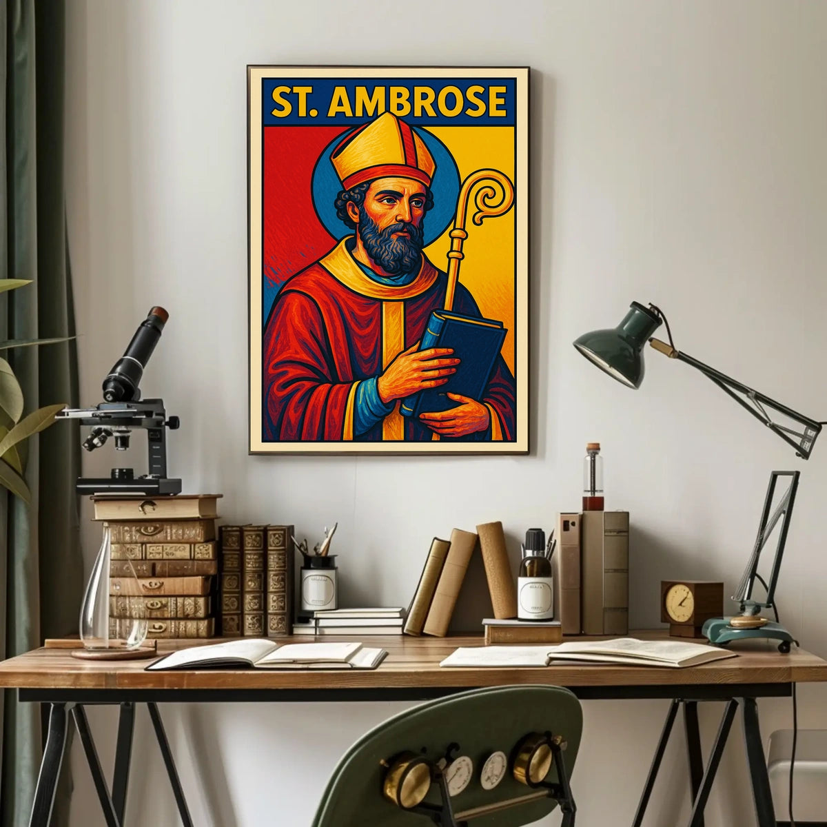 St. Ambrose Poster