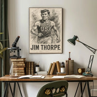 Jim Thorpe Athletic Legend Poster