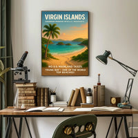 Virgin Islands Caribbean Paradise Poster