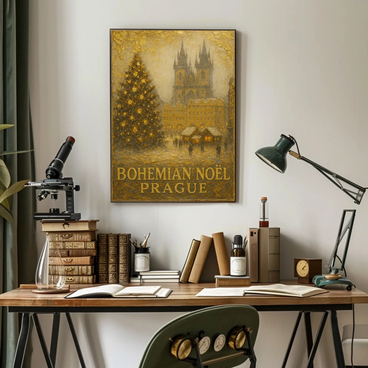 Bohemian Noël Prague Poster