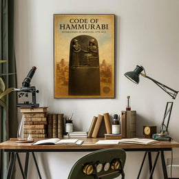 Code of Hammurabi Wall Art Print Decor PosterGoat