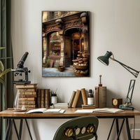 Charming Vintage Bakery Scene Poster