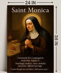 Saint Monica Poster PosterGoat