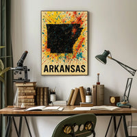 Arkansas State Art Poster