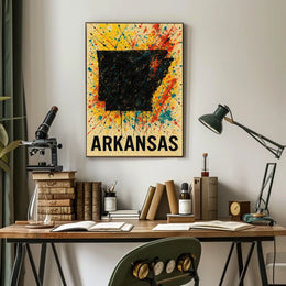 Arkansas State Art Poster