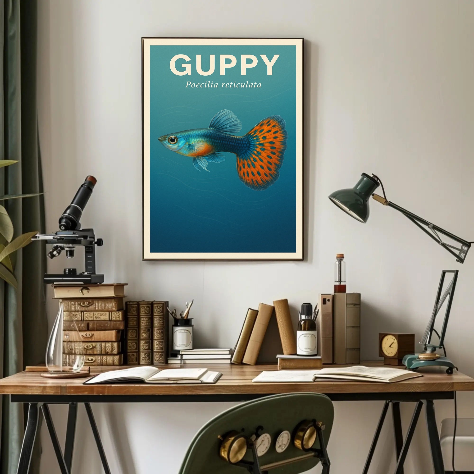 GuppyPoecilia reticulata Poster PosterGoat