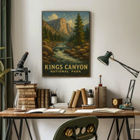 Kings Canyon National Park Poster