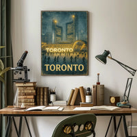 Toronto Winter Scene Poster