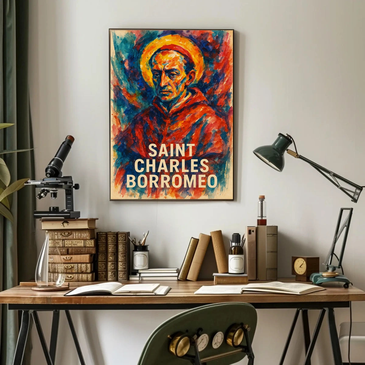 Saint Charles Borromeo Poster