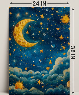 Celestial Dreams William Morris Art Poster