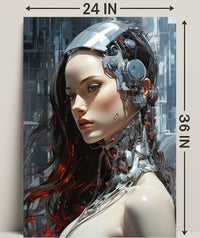Cybernetic Elegance Poster PosterGoat
