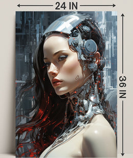 Cybernetic Elegance Poster PosterGoat