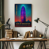Torre Glòries Icon of Innovation Poster
