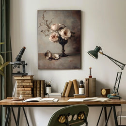 Timeless Elegance Floral Still Life Poster