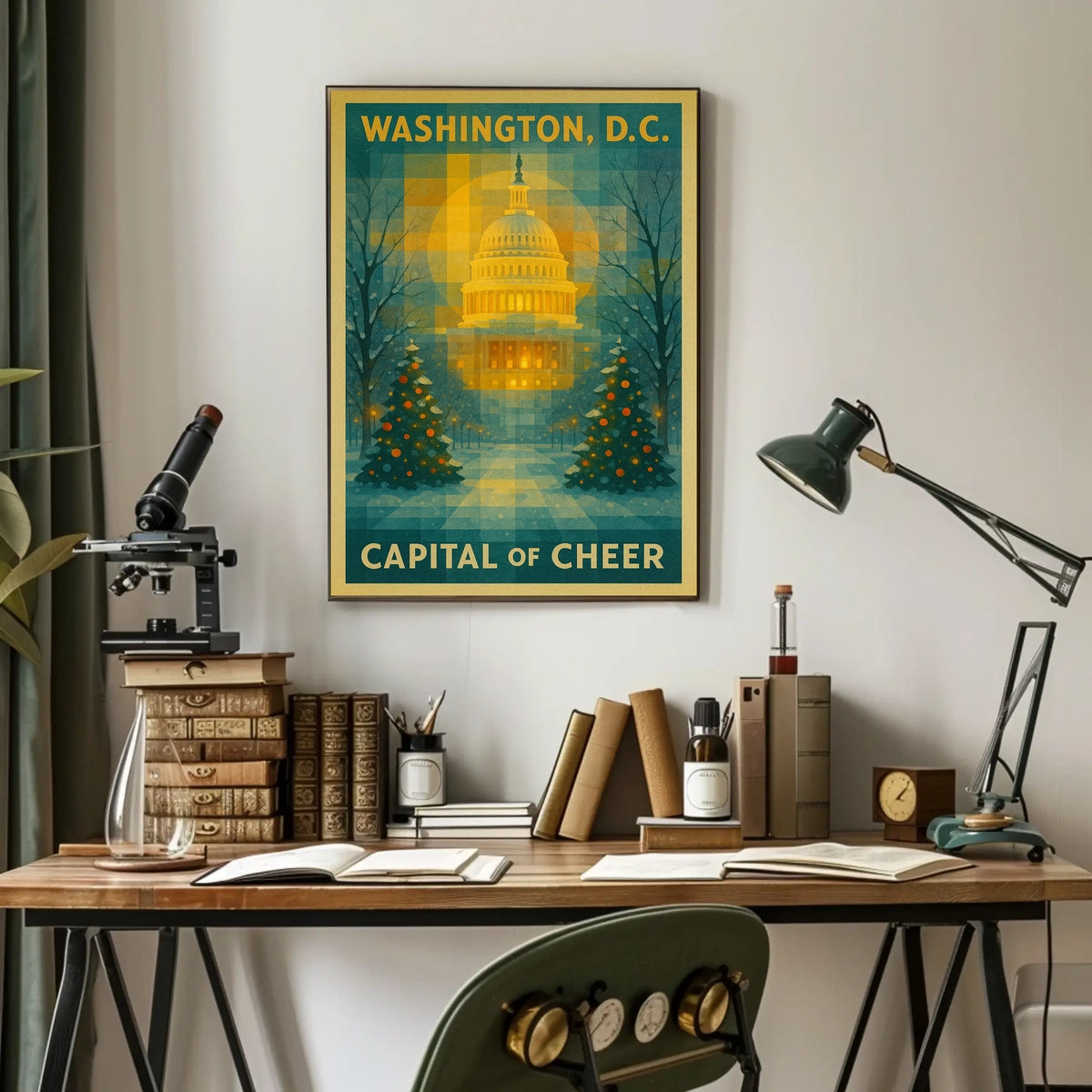 Washington, D.C. Capital of Cheer Poster