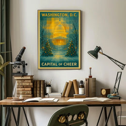 Washington, D.C. Capital of Cheer Poster