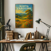 North Carolina Landscape Poster