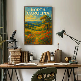 North Carolina Landscape Poster