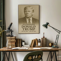 Donald Trump 47th President Poster