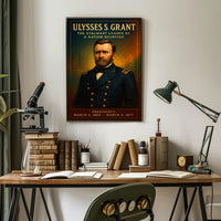 Ulysses S. Grant Vintage Presidential Poster Historical or Presidential Poster