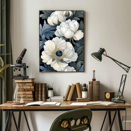 Elegant Floral Design Wall Art Print