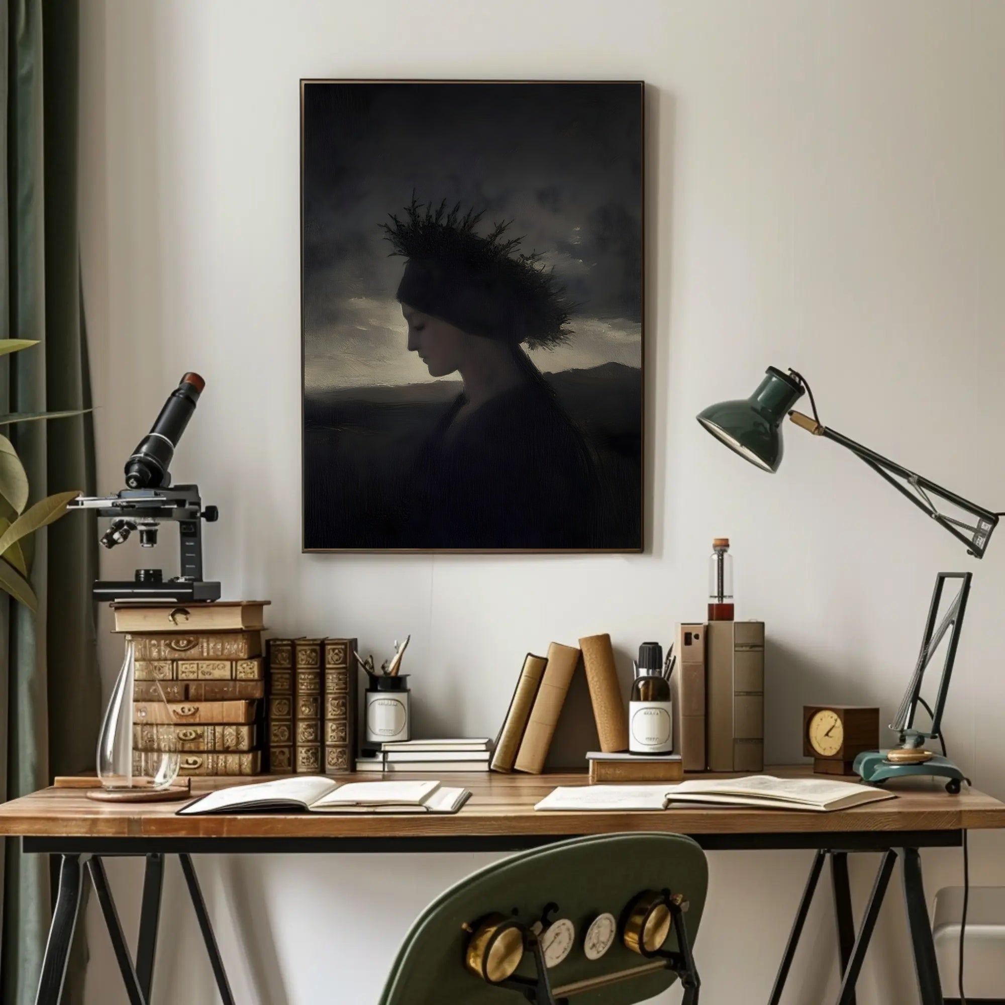 Mystical Dusk Portrait in Fantasy or Mythology Poster PosterGoat