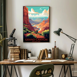 Majestic Canyon Vista Poster