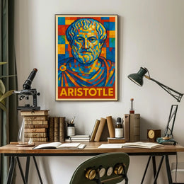 Aristotle Mosaic Art Poster