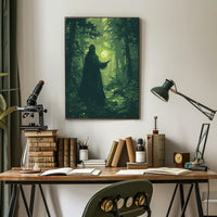 Mysterious Enchanted Forest Ritual in Fantasy or Mythology Poster PosterGoat