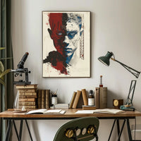 Cherry Blossom Serenity: Tranquil Garden Tea Poster PosterGoat