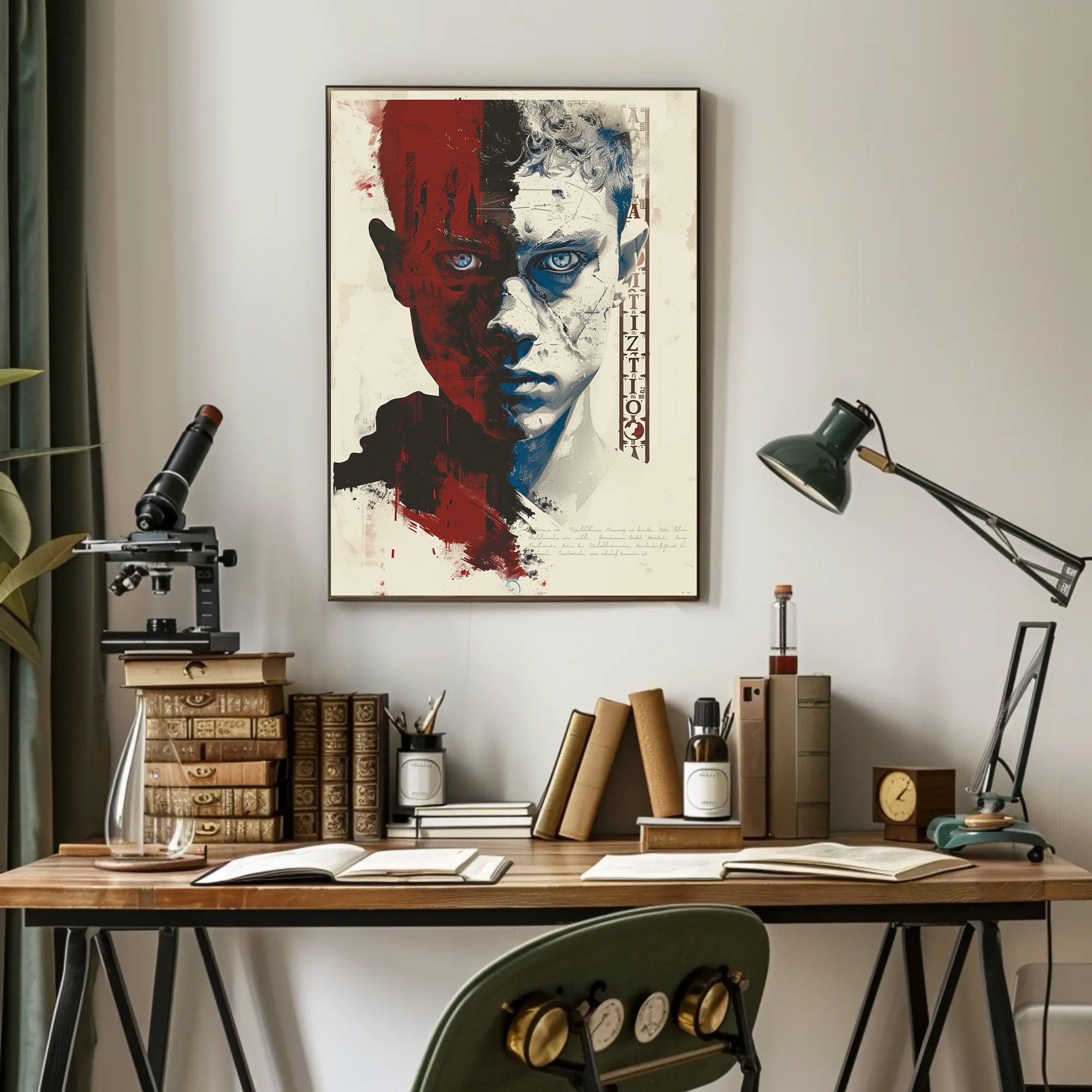 Cherry Blossom Serenity: Tranquil Garden Tea Poster PosterGoat