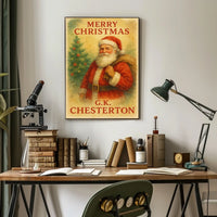 Classic Holiday Cheer Vintage-Style Christmas Cultural Poster