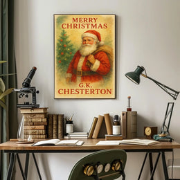 Classic Holiday Cheer Vintage-Style Christmas Cultural Poster