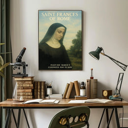 Saint Frances Of Rome Poster