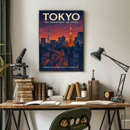 Tokyo The Heartbeat of Japan Poster