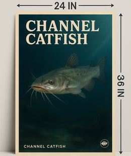 Channel Catfish Poster PosterGoat