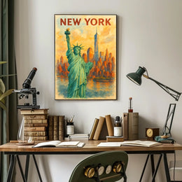 New York Cityscape Poster