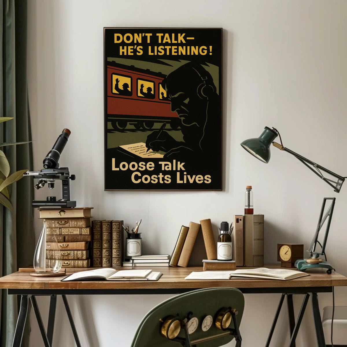 Loose Talk Costs Lives Poster