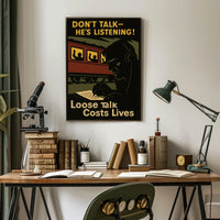 Loose Talk Costs Lives Poster