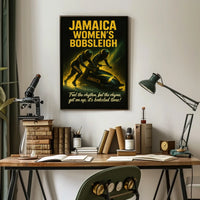 Jamaica Womens Bobsleigh Poster