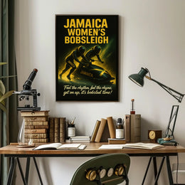 Jamaica Womens Bobsleigh Poster