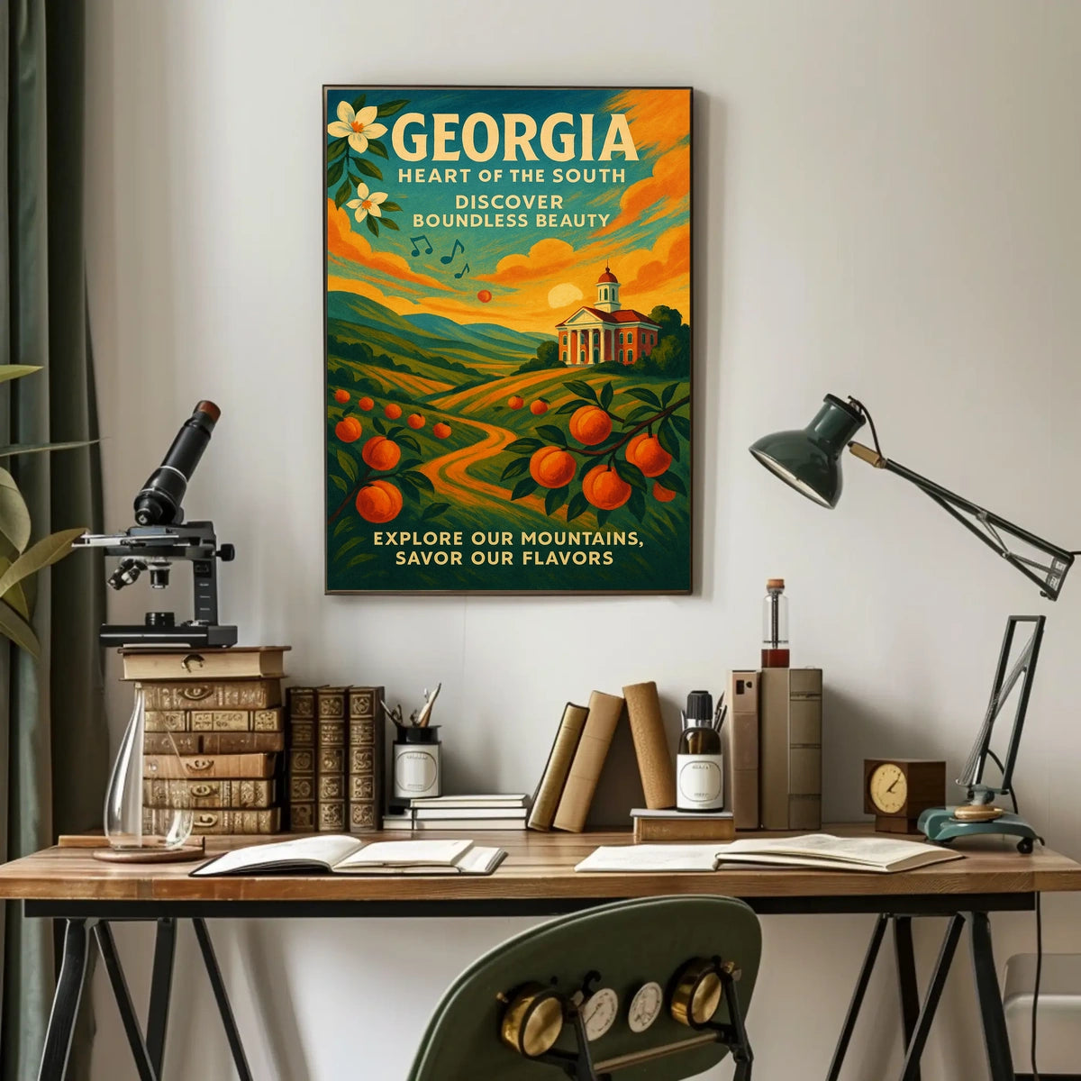 Georgia Heart Of The South Poster