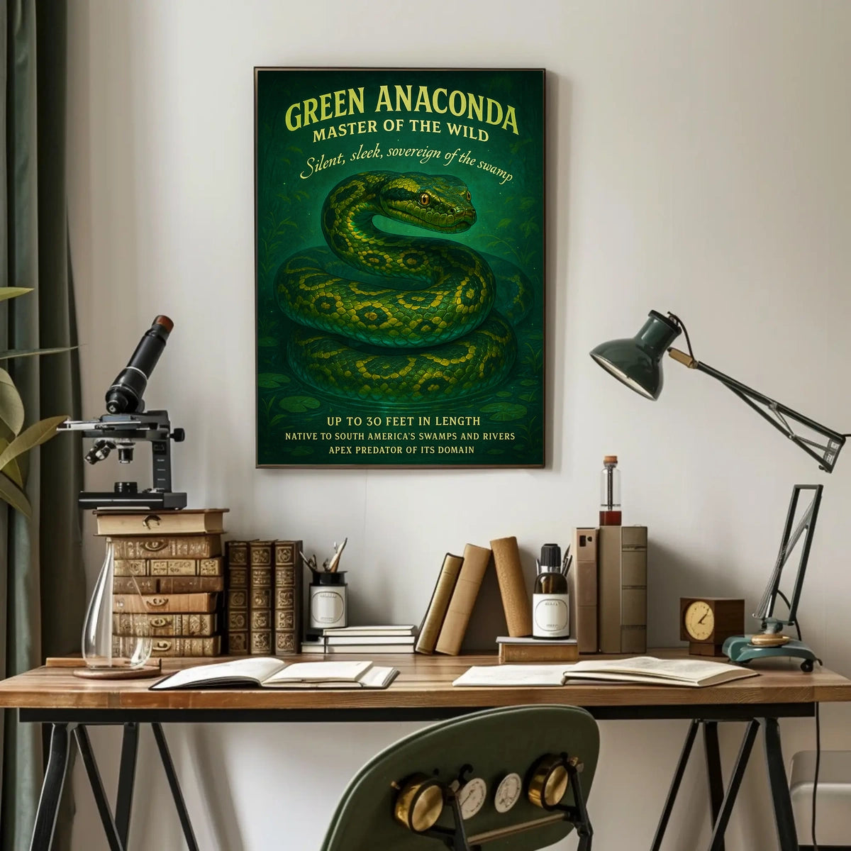 Green Anaconda Master of the Wild Poster